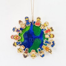 세계인 석고방향제 만들기 5인 세트다문화 이해교육 창의적체험활동 키트 재료 미술 수업 활동 도안 꾸미기, 본상품