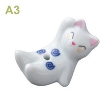 동양 인센스 스틱 향꽂이 홀더 토끼와 새끼 고양이 향 세라믹 귀여운 버너 장식 제작 홈 1 개, A4