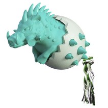 Jeremytown 멧돼지 이갈이 강아지용 고무장난감, 1개, 블루