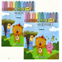 (무료배송) hkl글로벌 4000곰곰이와 친구들 12색 다이알 색연필, 상세페이지 참조, 상세페이지 참조, 상세페이지 참조