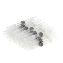 20/30/50PCS 용접 실드 와이어 커넥터 방수 열 수축 버트 터미널 절연 조인트, 04 white_02 20pcs