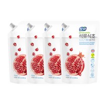 참그린 석류식초 설거지 주방세제 리필, 860ml, 4개