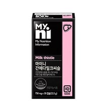 일동제약 마이니 간에다 밀크씨슬 실리마린 영양제 헛개 서양엉겅퀴 AST 간건강 보조제 추천, 1병, 30캡슐(1달분)