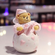 자장가 불러주는 흔들리는 곰인형 오르골, 핑크 - 청공의 성 라퓨타