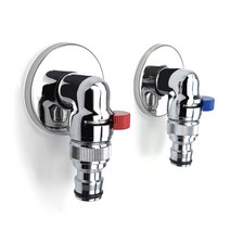 워시타워 직렬 설치 슬림수전 일체형 냉온수 세트 납작수전 세탁기 베란다 세탁실 수도꼭지 교체