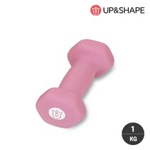 업앤쉐이프 네오프랜 미용아령 1kg 달리아핑크 덤벨 이두 삼두 운동 근손실, 본상품선택
