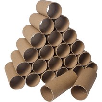 30 Pack Craft Rolls - Round Cardboard Tubes - Cardboard Tubes for Crafts - Craft Tubes - Paper Tube, 1, Brown