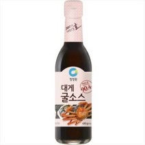 청정원 직화 파기름 굴소스 240g x 6개, 청정원 대게 굴소스 480g