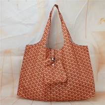 대용량 대형 마켓 식자제 마트 장 바구니 숄더 에코 쇼핑 백 가방 60cm 접이식, 5