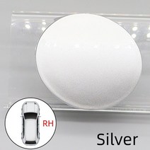 자동차견인고리 차량용견인고리 Toyota corolla altis 용 앞 범퍼 견인 후크 운반 아이 커버 캡 2007 2008 2009 2010 견인 후크 트레일러 뚜껑 장식, 실버 오른쪽