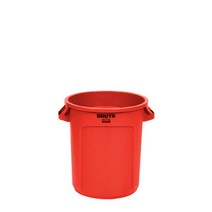 러버메이드 벤티드 브루트(37L) 원형 컨테이너 리빙박스, 빨간색