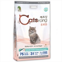 캐츠랑 캣츠랑 전연령 올라이프 5kg 고양이 사료, 5개