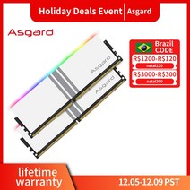 Asgard-V5 시리즈 메모리 DDR4 RAM PC 8GBx2 3200MHz CL14 RGB 폴라 화이트 오버클럭 성능 데스크탑용, 03 V5 8GBx2 3600 CL14