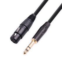 XLR에서 TRS 케이블 XLR에서 1/4 케이블 1/4 ~ XLR Male에서 여성 오디오 커넥터, 1000cm