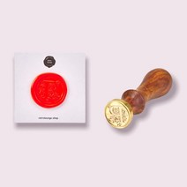 [천삼백케이] [레트로 라운지] 이니셜 클래식 씰 스탬프 P, 단품