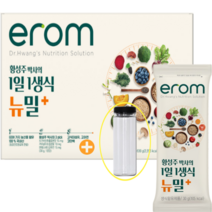 이롬 생식 황성주 뉴밀 플러스 30gx21포 발효생식 식사대용 선식, 30gx21포x1박스
