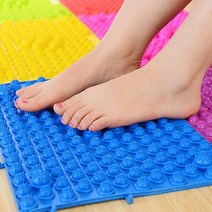 마사지매트 건강관리 발지압판 혈액순환 발바닥 지압발판1+1 발매트, 지압발판 핑크_지압발판 그린