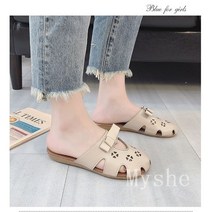 [Myshe]여성 여름 슬리퍼 펀칭 슈즈 슬립온 M510LTT511BT05