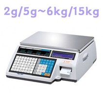 카스 이력관리용 라벨프린터 전자저울 CL-5500B-15K