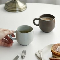 에라토 시에 머그 국내제작 홈카페 미니 머그잔 210ml, 03.세피아(브라운)