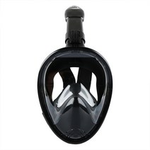 메이스 퀵브레서 풀페이스 스노쿨링마스크, 블랙