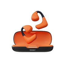 SMABAT 블루투스 무선 이어폰 OWS 오픈형 공기 전도 블루투스 이어폰 스포츠 블루투스 이어폰, 블랙