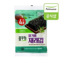 [풀무원] 참기름 재래김 전장 4봉 (80g)