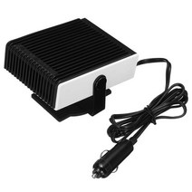 차량용무시동히터 차박히터 온풍기 12V 300W 휴대용 자동차 히터 쿨러 건조기 김 서림 제거 성에 뜨거, 01 WHITE