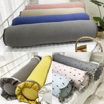 국내산 바디필로우 원형 롱쿠션 순면 100% 긴베개 솜포함 커버 전신배게 일자형 숙면 안고자는 쿠션, 롱 레이스바디필로우, 무지그레이(솜포함)