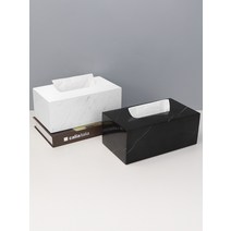 고급 대리석 냅킨케이스 테이블 각티슈 휴지케이스, 프리, 화이트x14x14cm