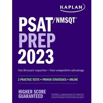 (영문도서) Psat/NMSQT Prep 2023: 2 Practice Tests + Proven Strategies + Online Paperback, Kaplan Publishing, English, 9781506282169