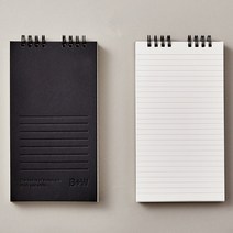 수첩 노트 업무 기록 메모 작은 기자수첩, 블랙