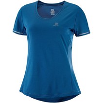 Salomon 여성용 Agile ss 티 포세이돈 스몰