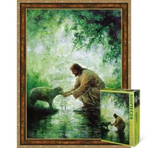 퍼즐피플 기독교 직소퍼즐 모음, 여호와는 나의목자 500P 액자포함(엔틱골드), 500p