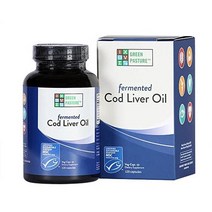 그린 패스처 발효 코드리버 오일 대구 간유 120캡 1팩 Green Pasture Fermented Cod Liver Oil