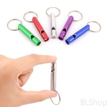 칼라 미니 여성 어린이 약자 호신 용품 호루라기 1P, 1개