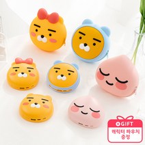 [얼굴형 파우치 증정] 카카오프렌즈 얼굴형 PD 고속충전 보조배터리 9700mAh, 후드라이언+얼굴형 파우치(후드라이언)