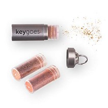Key Chain Keygoes:chili Mini titanium KeyChain with 3 chili powder refills (Carolina reaper trinid, 1