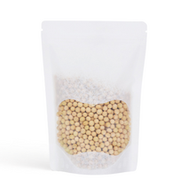 홍진포장 인쇄형 한지 땅콩 투명창 지퍼스탠드 스탠딩지퍼백 100장 사이즈 7종, 11 x 17cm - 100장 (장당81원), 1개