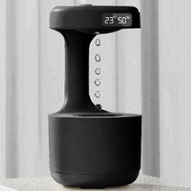 반중력 Water Drop Antigravity Humidifier USB Home Desktop Anti Gravity Reflow Purifier Heavy Smart Air, [01] CN, [02] Black