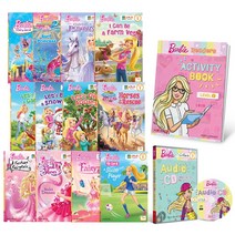 애플리스외국어사 [세이펜BOOK] Barbie Readers 바비 리더스 레벨 1 : 리더스북 12권   오디오 CD 1장 액티비티북 1권, 단품없음