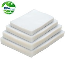 진공포장기 떡포장기계 무선 유선 팩 식품 보호기 포장 롤 패커 인감 가방에 대 한 진공 씰링 기계에 대 한 100 개몫 진공 실러 플라스틱 보관 가방, 20x12cm100개