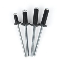 리벳못 팝너트 공구 리벳건 50/30피스 m2.4 m2.8 m3 m3.2 m4 m5 블랙 알루미늄 팝 블라인드 리벳 라운드 헤드 오픈 엔드 배기 풀 장식 손톱, [08] 16mm, [05] M5 30피스