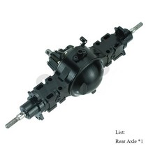 RC드론부속 114 RC카 트럭 3363 R620 용 14 메탈 리어 스루 무동력 차축 1 스케일, 2.rear axle X1