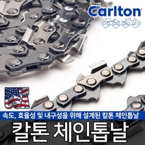 미제 정품 칼톤 체인톱날 전기톱날 엔진톱날 가이드바, 1-옵션01 칼톤 체인톱날 90x22T