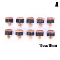당구용품 당구 풀 큐 스틱 및 스누커 부품 용 팁 10Pcs 나사, [01] A
