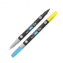 체크마킹 컴퓨터용 싸인펜(체크-청색/마킹-흑색)1자루