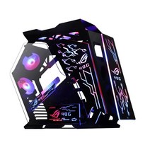 수냉식 컴퓨터 쿨링 투명 게이밍 케이스 본체, 빅 kplus+5RGB팬+라이트보드 4종세트 비고케이스, 공식 표준배치