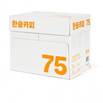 A4 한솔복사용지 (75g) 2500매 1BOX, 단품