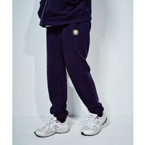 슬로우애시드 스몰 헤리티지 엠블럼 맨투맨팬츠 바지 하의 네이비 SMALL HERITAGE EMBLEM SWEATPANTS